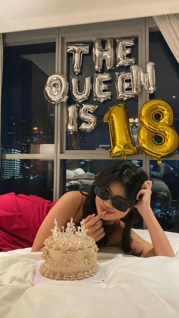 18th Birthday Captions for Instagram for a stylish birthday selfie