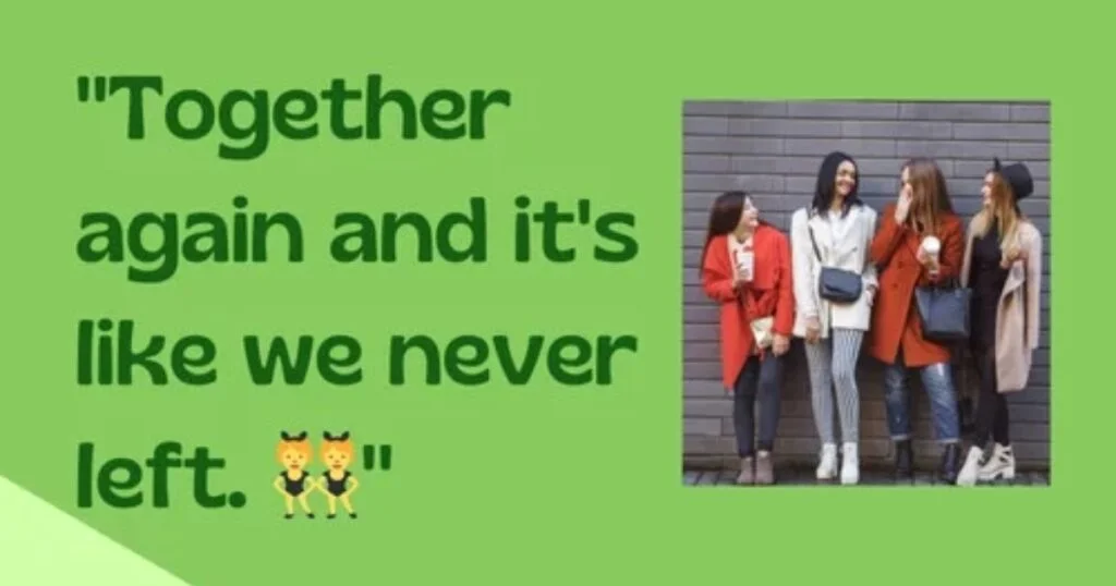 Tips for choosing an After Long Time Meet Caption for Instagram