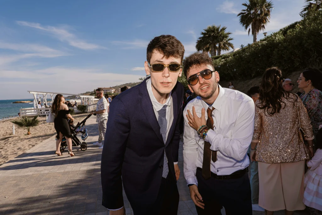 Cool attitude brother captions for Instagram with two confident brothers posing together