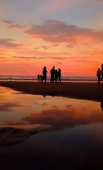 Goa Captions Instagram ideas for a traveler enjoying a beautiful Goa beach sunset