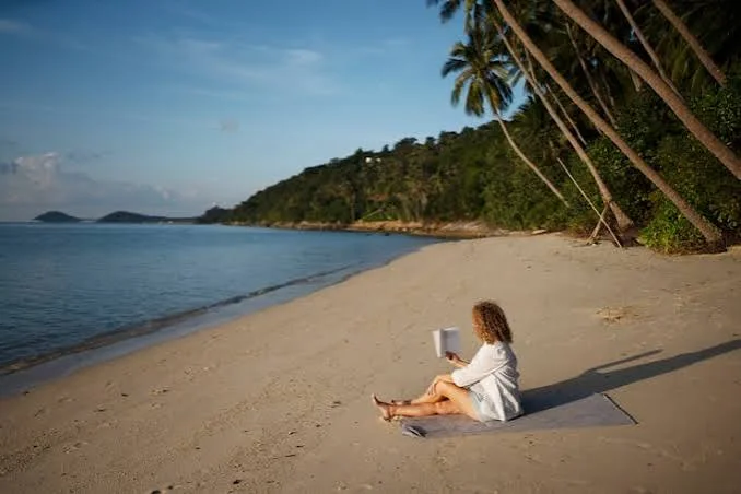 Goa Captions Instagram for a peaceful beach day with sand, waves, and tropical scenery