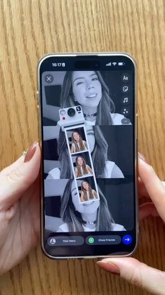 Hotwife Captions for Instagram Stories displayed on a smartphone