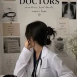 Instagram Bio for Medical Students with a future doctor studying in a white coat with a stethoscope
