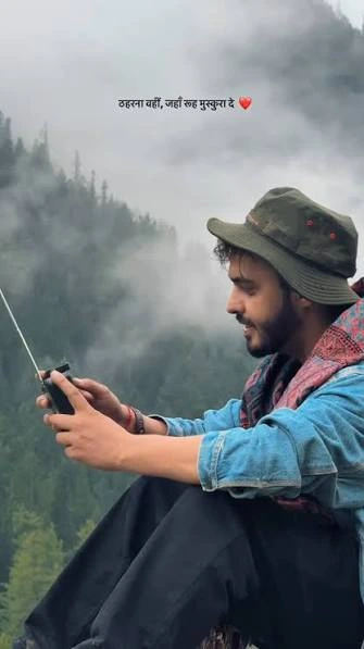 Instagram Captions For Boys In Hindi for travel and adventure photos