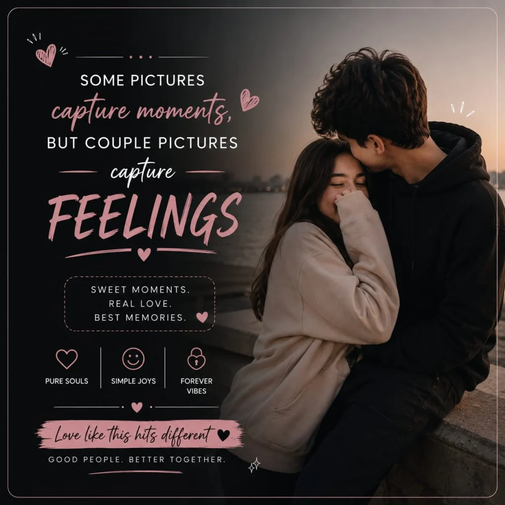 Cute Instagram captions for boys love for a sweet couple photo