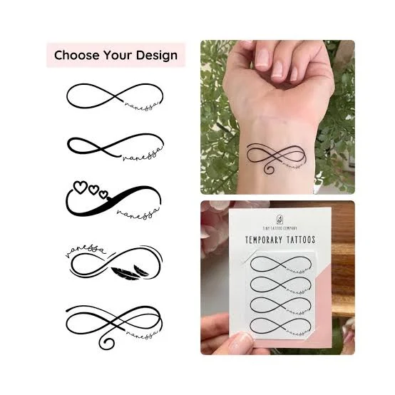 Cute love tattoo captions for Instagram paired with minimalist romantic tattoo designs