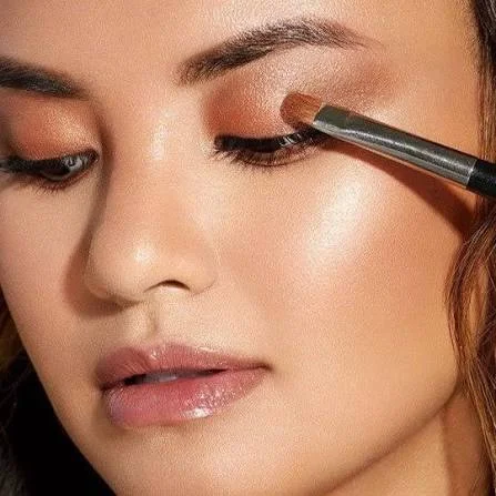 Aesthetic Makeup Artist Captions for Instagram paired with a softly lit professional beauty look