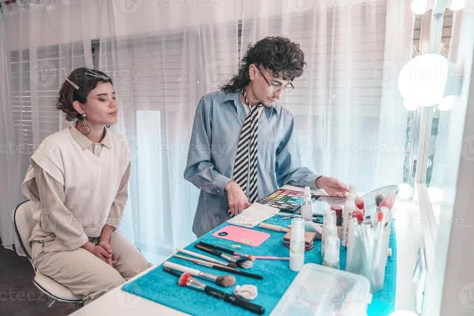 Makeup Artist Captions for Instagram promoting professional makeup bookings and client appointments