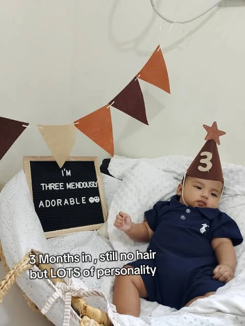 Months Old Baby Captions For Instagram for first three monthly milestones