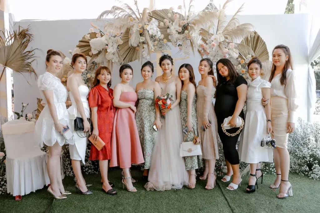 Wedding Instagram Captions for friends celebrating together