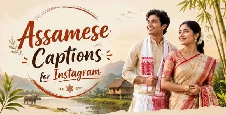  Assamese Instagram captions for a stylish Assamese selfie and social media reel