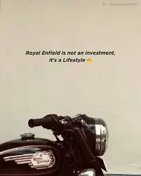 Bullet Captions Instagram for Royal Enfield motorcycle riders