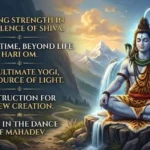 Mahadev Captions Instagram with a peaceful devotional Shiva theme