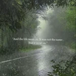 Aesthetic Rain Captions Instagram for a rainy day photo