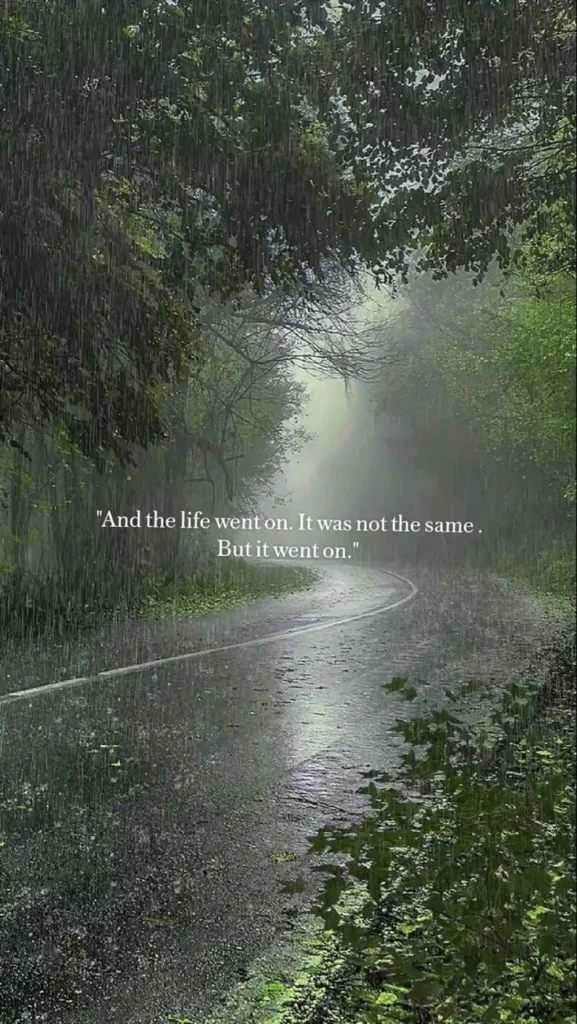 Aesthetic Rain Captions Instagram for a rainy day photo