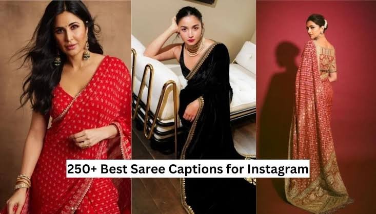 black and red saree captions for Instagram in Hindi