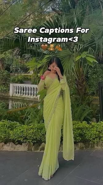 romantic Saree Captions for Instagram in Hindi for couple photos