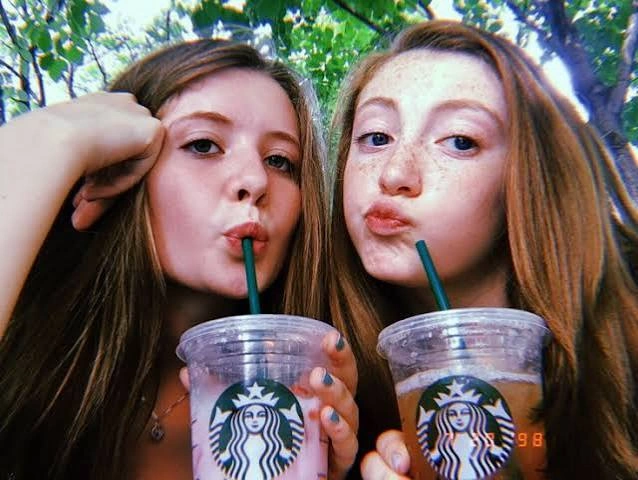 Starbucks Captions For Instagram for friends enjoying coffee together