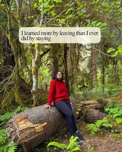 Tree Captions For Instagram for a scenic forest trail and travel photo
