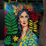 Wall Painting Captions For Instagram for a colourful artistic mural
