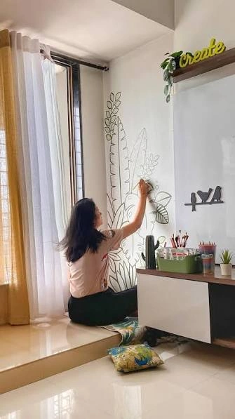 DIY Wall Painting Captions For Instagram for a creative home makeover