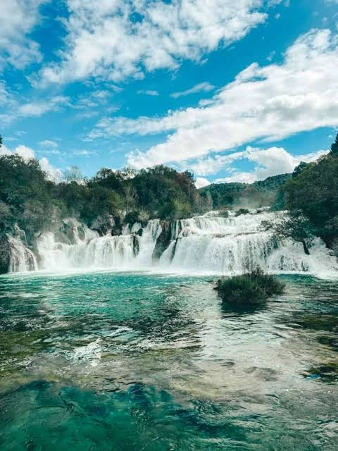 Waterfall Captions Instagram for beautiful nature and travel photos